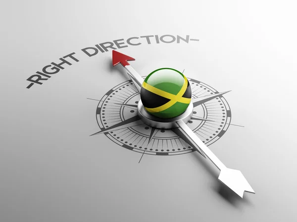 Jamaica goede richting Concept — Stockfoto