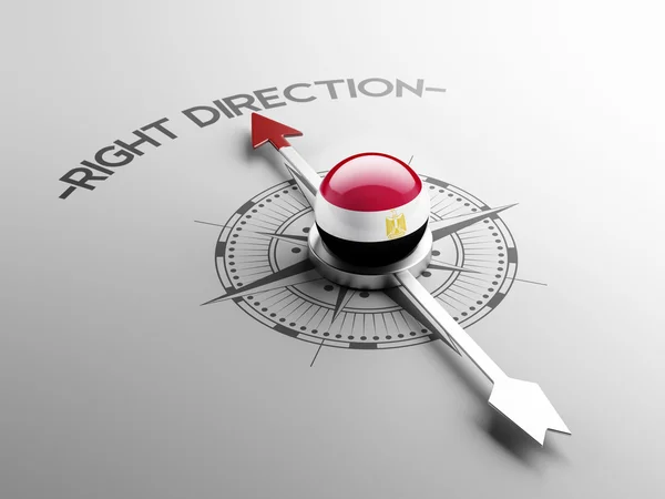 Egipto Concepto de Dirección Correcta — Foto de Stock