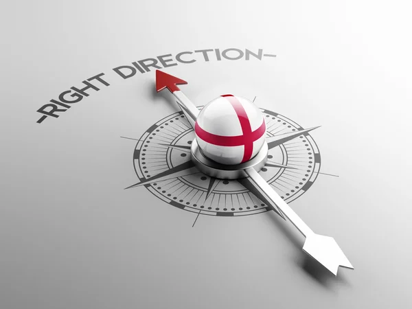 Inghilterra Right Direction Concept — Foto Stock