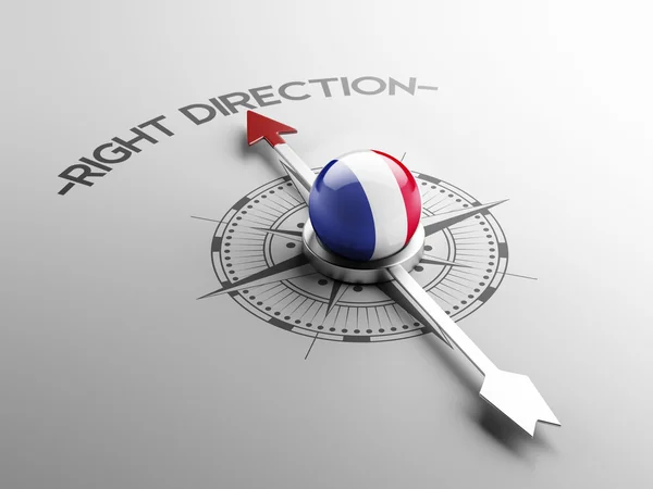 France Right Direction Concept – stockfoto