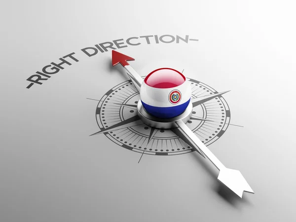 Paraguay Right Direction Concept — Stock Photo, Image