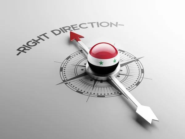 Syrien rätt riktning koncept — Stockfoto