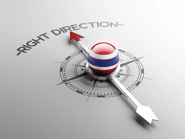 Thailand Right Direction Concept — Stock Photo, Image
