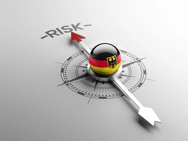 Deutschland Risikokonzept — Stockfoto