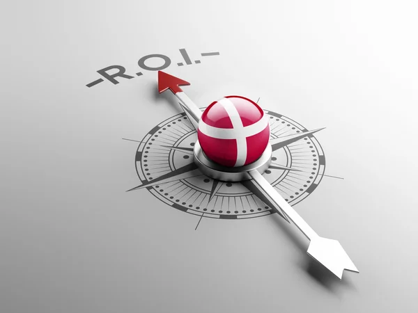 Denmark ROI Concept — Stock Photo, Image