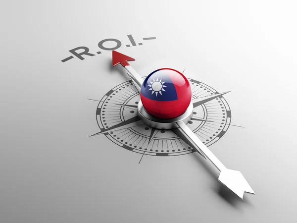 台湾の投資収益率の概念 — ストック写真