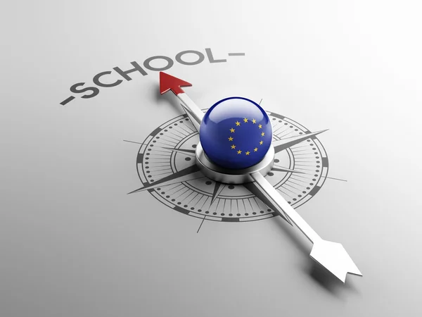Schulkonzept der Europäischen Union — Stockfoto