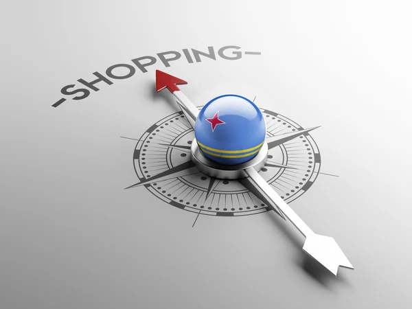 Aruba hoge resolutie Shopping Concept — Stockfoto