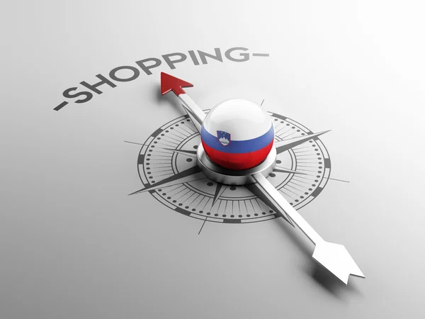 Slovenië Shopping Concept — Stockfoto