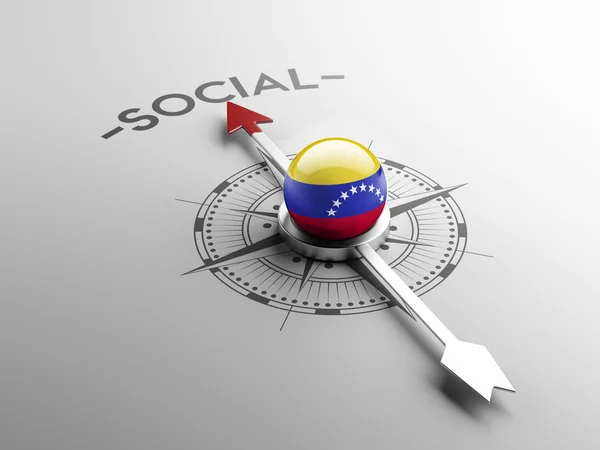 Venezuela Sociaal Concept — Stockfoto