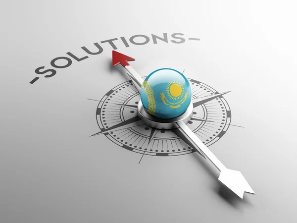 Kazakhstan Solution Concept — Stock Photo, Image