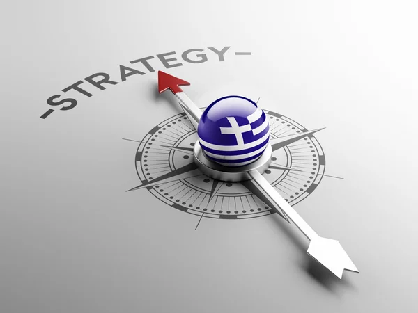 Greece  Strategy Concept — Stock Photo, Image