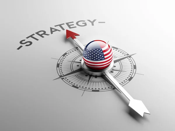 Concepto de Estrategia de Estados Unidos — Foto de Stock