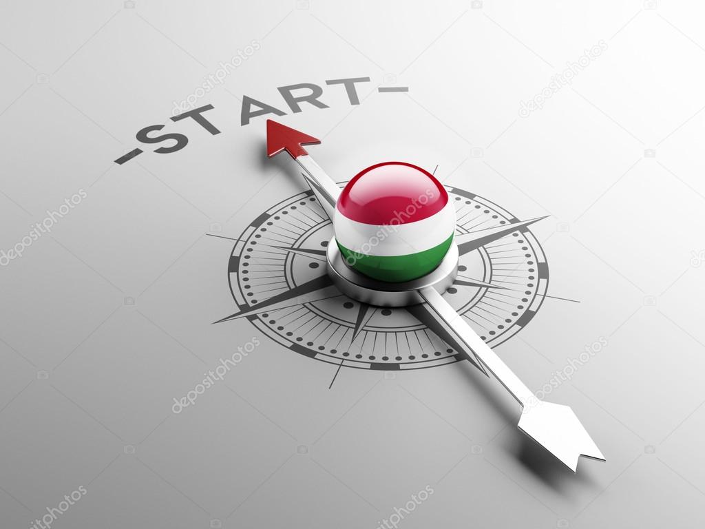 Hungary Start Concept