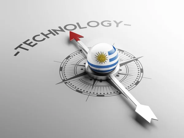 Concepto de Tecnología Uruguay — Foto de Stock
