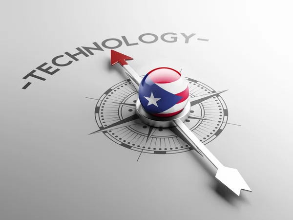 Puerto rico technologiekonzept — Stockfoto