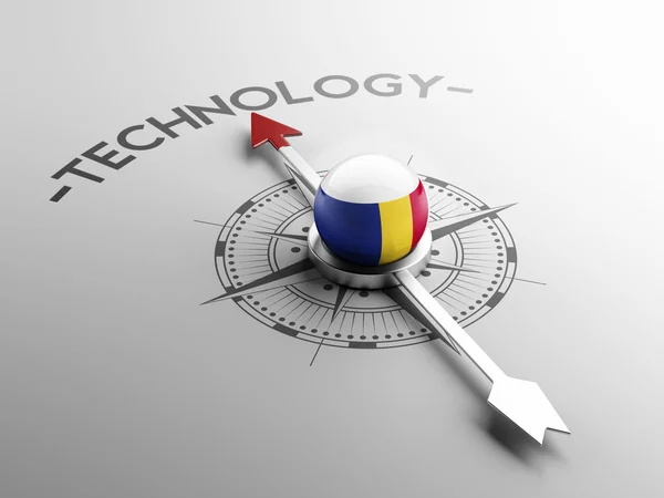 Románia technológia koncepció — Stock Fotó