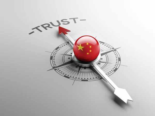 Concept de confiance en Chine — Photo