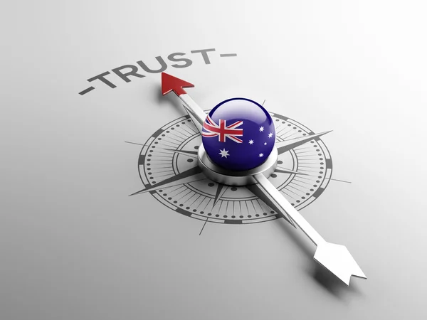 Australië vertrouwen Concept — Stockfoto