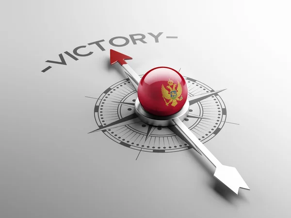 Концепция победы высокого разрешения в Черногории — стоковое фото