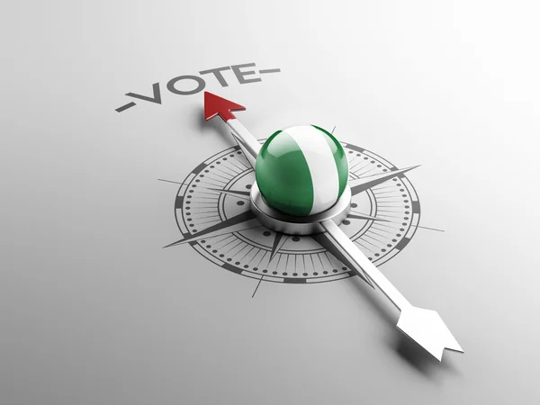 Nigeria Vote Concept — Stock Photo, Image