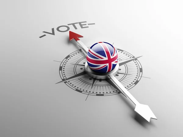 Konzept zur Abstimmung über das Vereinigte Königreich — Stockfoto
