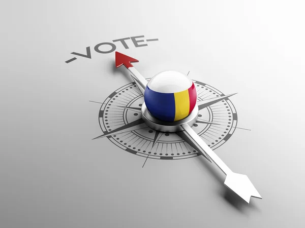 Romania Vote Concept — Stock Photo, Image