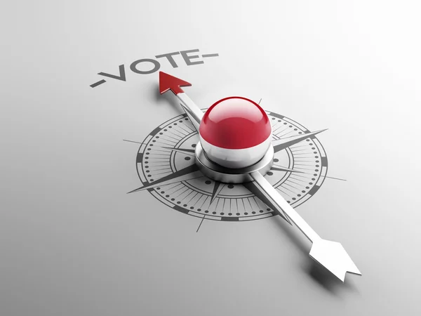 Indonesia Vote Concept — Stock Photo, Image