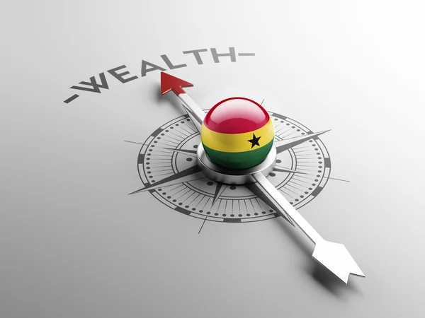 Ghana Wealth Concept — Stock Photo, Image