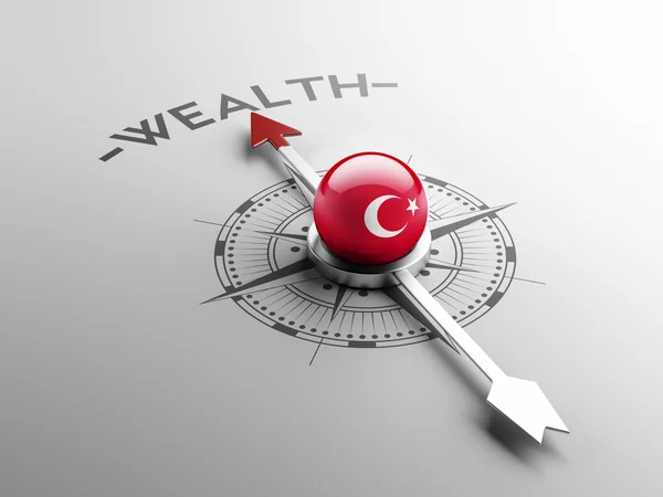 Begrepet "velstand i Tyrkia" – stockfoto