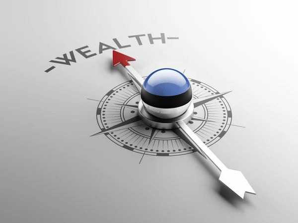 Estonia Wealth Concept — Stock Photo, Image