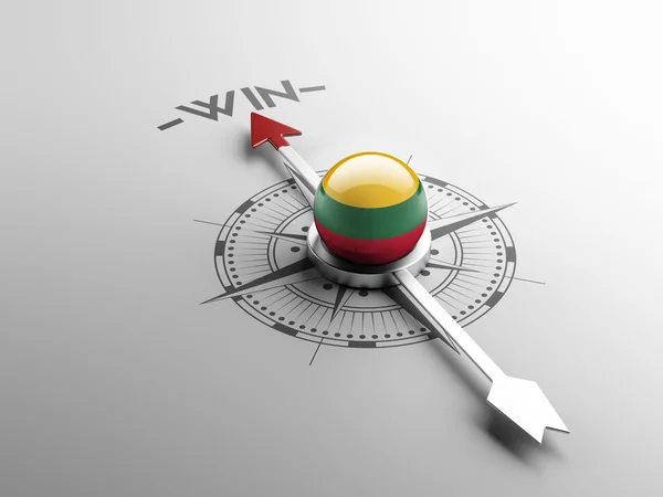 Litouwen Win Concept — Stockfoto
