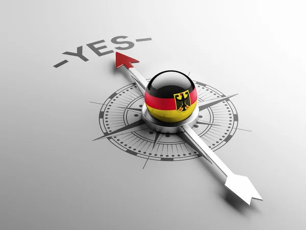 Alemanha Sim Conceito — Fotografia de Stock