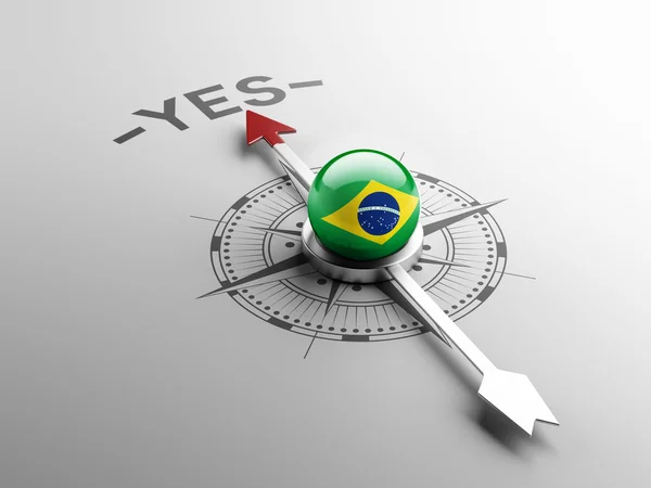 Brasile Sì Concetto — Foto Stock