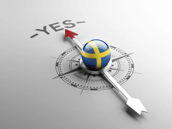 Sweden Yes Concept — Stock Photo, Image