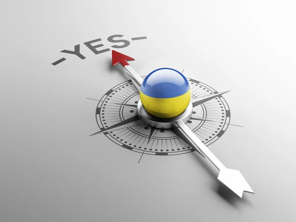 Ukraine Yes Concept — Stock Photo, Image
