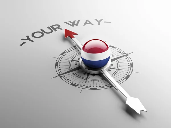 Netherlands your way Konzept — Stockfoto