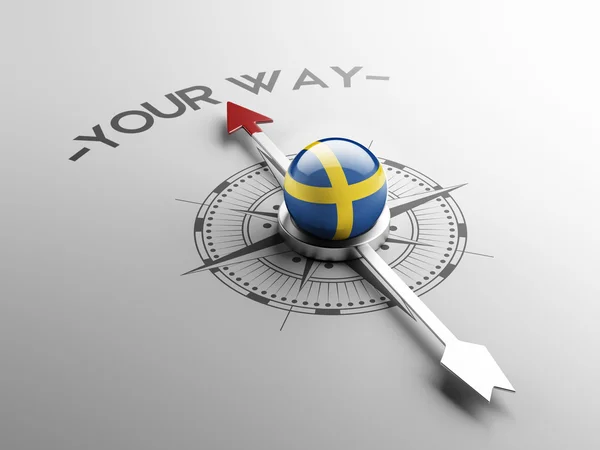 Sweden Your Way Concept — Stock Photo, Image