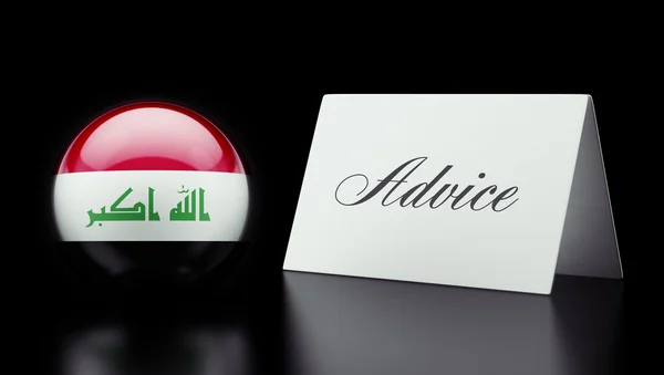 Iraq Advice Concept — Stock Photo, Image
