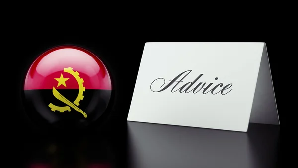 Angola Advice Concept — Stock Photo, Image