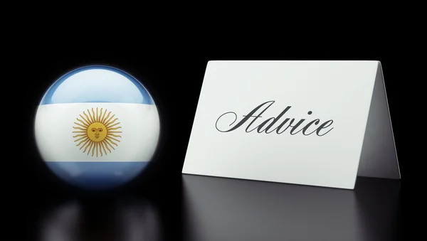 Argentina råd koncept — Stockfoto
