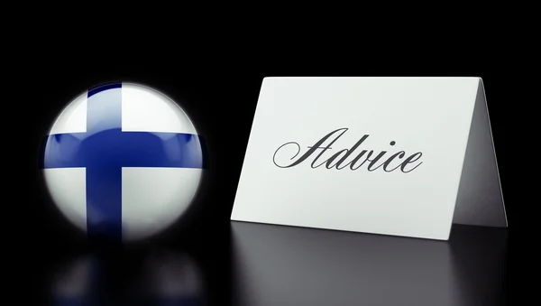 Finland Advice Concept — Stock Photo, Image