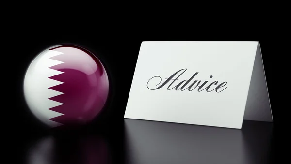 Qatar Advice Concept — Stock Photo, Image