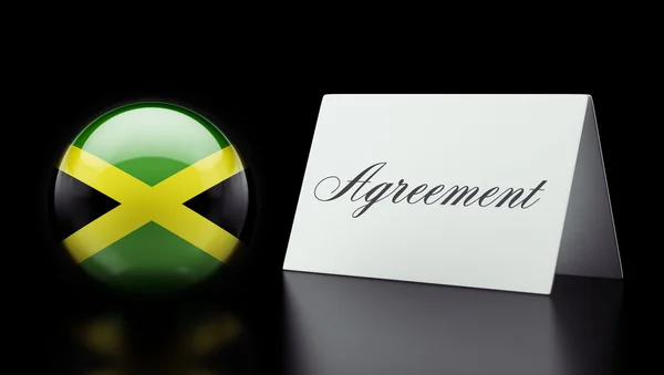 Pojęcie umowy Jamajka — Zdjęcie stockowe