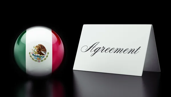 Mexico High Resolution Agreement Concept — Stock Photo, Image