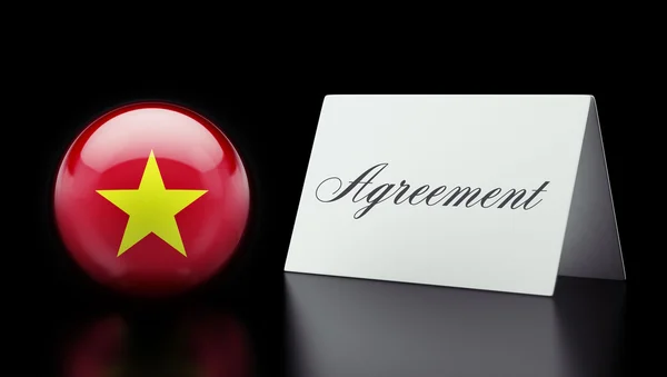 Koncept dohody Vietnam — Stock fotografie