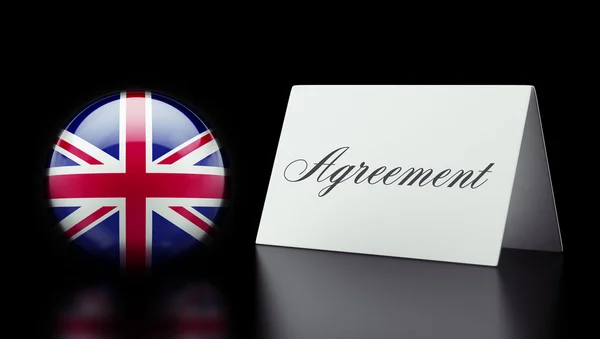 Ηνωμένο Βασίλειο συμφωνία έννοια — Φωτογραφία Αρχείου