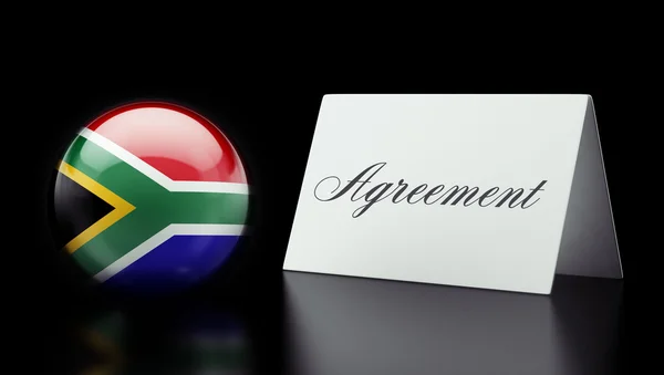 South Africa Agreement Concept — Stock Photo, Image