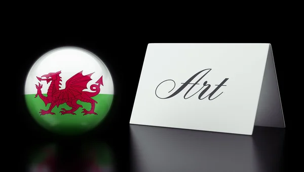 Wales Art Concept — Stockfoto