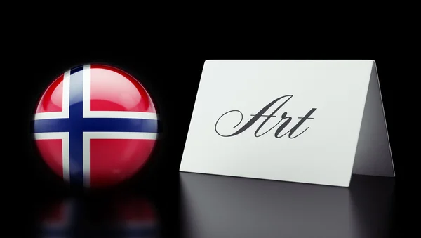 Norvegia Art Concept — Foto Stock